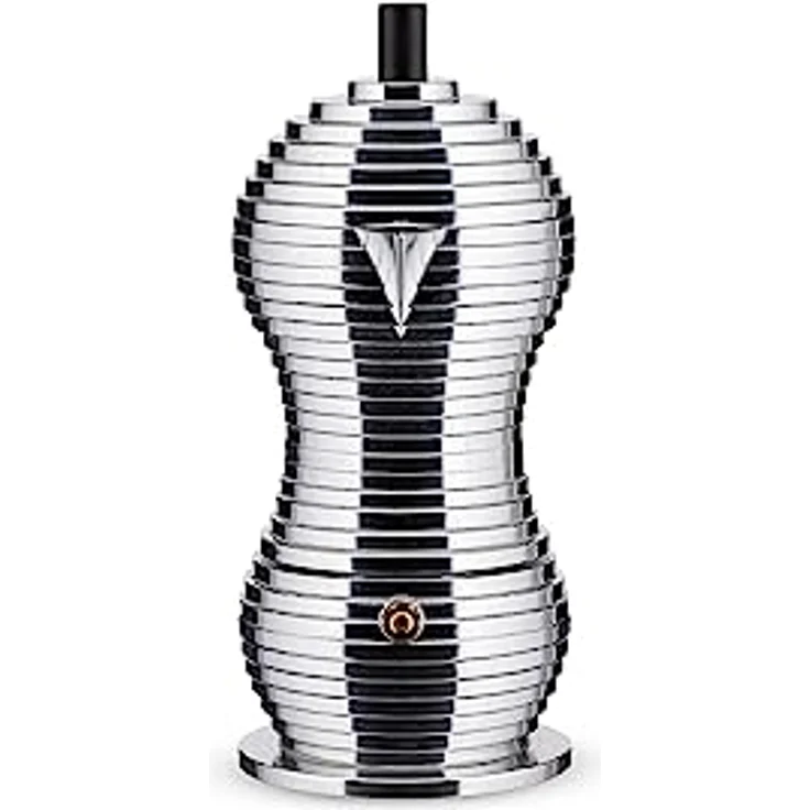 Alessi MDL02-3 B Kaffeekanne, Aluminium, schwarz – Bild 3