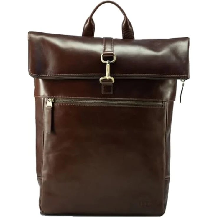 Jost Skagen Business-Rucksack aus Leder, 44 cm mit Laptopfach, braun – Bild 1