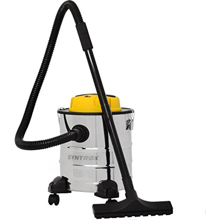 Syntrox Germany 2 in 1 Aschesauger und Staubsauger Edelstahl 20 Liter mit Motor Feinstaubsauger Aschestaubsauger Industriesauger Industriestaubsauger, 1500 Watt max. Power, Hepafiltersystem, Edelstahlbehälter – Bild 3