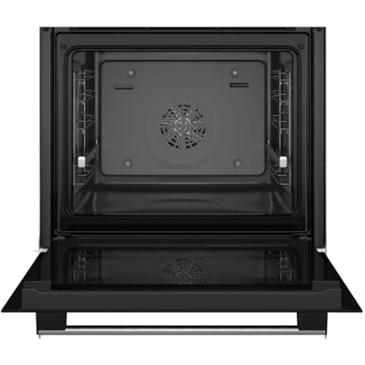 Bosch Serie 6 HBG536ES4, Einbaubackofen mit 71 l Volumen, 3400 W, AirFry, 3D Heißluft, schwarz/silber – Bild 2