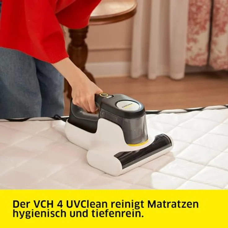 Kärcher VCH 4 UVClean, Matratzensauger mit 99,9% Milben- und Bakterienentfernung – Bild 3