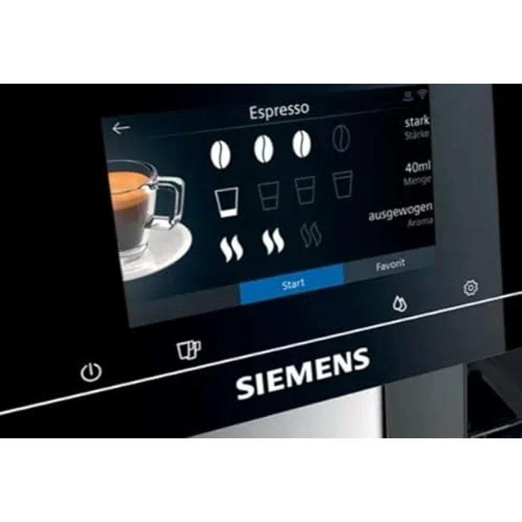 Siemens EQ.700 classic TP707D06 Kaffeevollautomat, bis zu 15 individuelle Kaffeespezialitäten, schwarz – Bild 2
