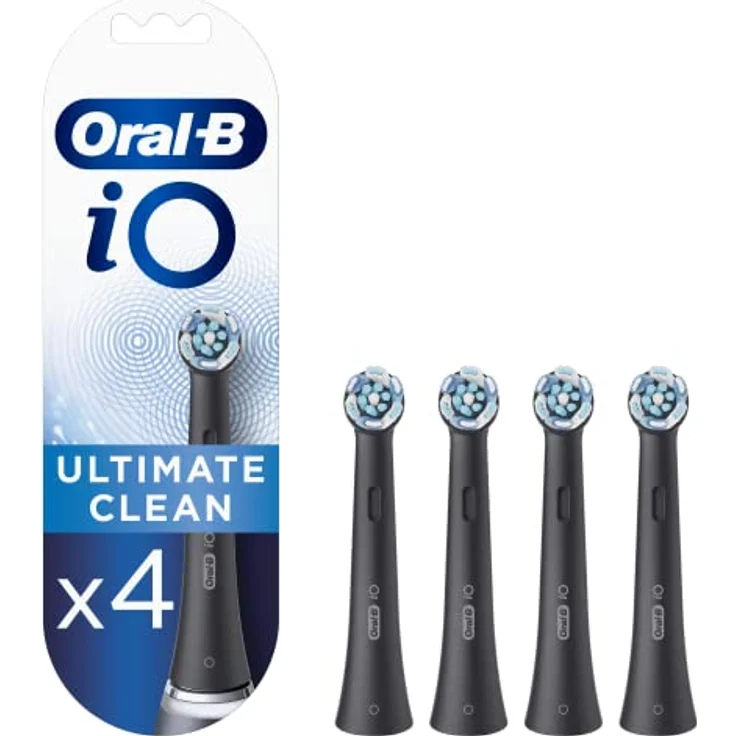 Oral-B - iO Ultimate Clean - 4 Bürstenköpfe - Schwarz - 1 Stück – Bild 1