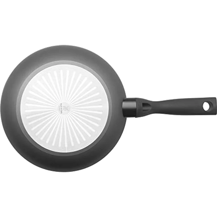 WMF PermaDur Inspire Stielpfannen-Set (24 und 28 cm) mit Pfannenwender, Aluminium beschichtet, PFOA-frei, Induktion geeignet, ergonomischer Bakelitgriff – Bild 2