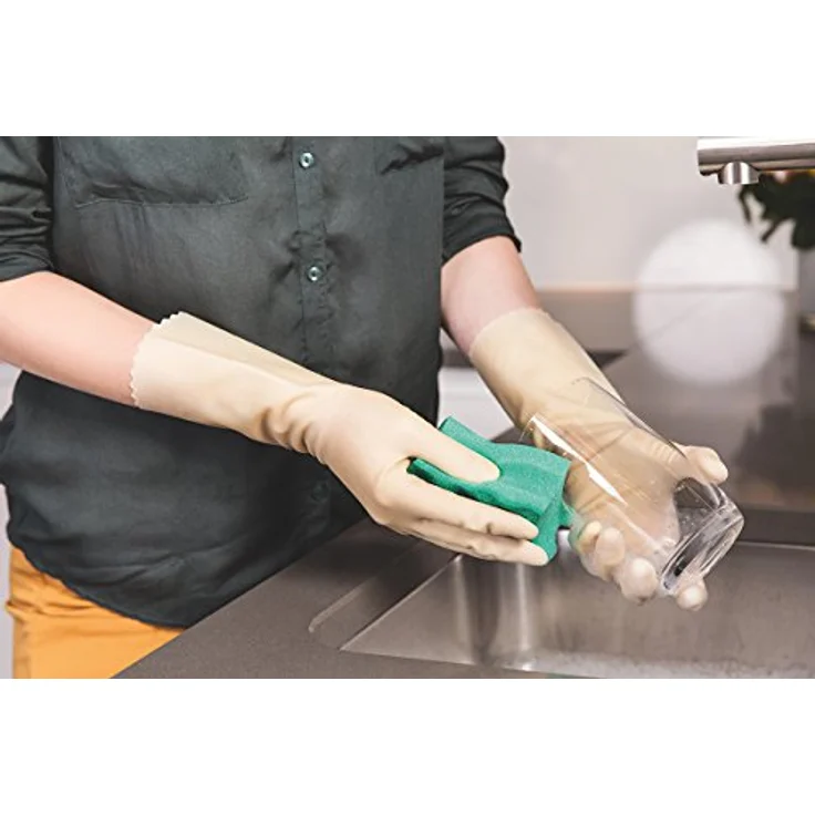 Vileda Der Feine Sensitive Gummihandschuh für maximales Tastempfinden, Größe M, 1 Paar – Bild 4