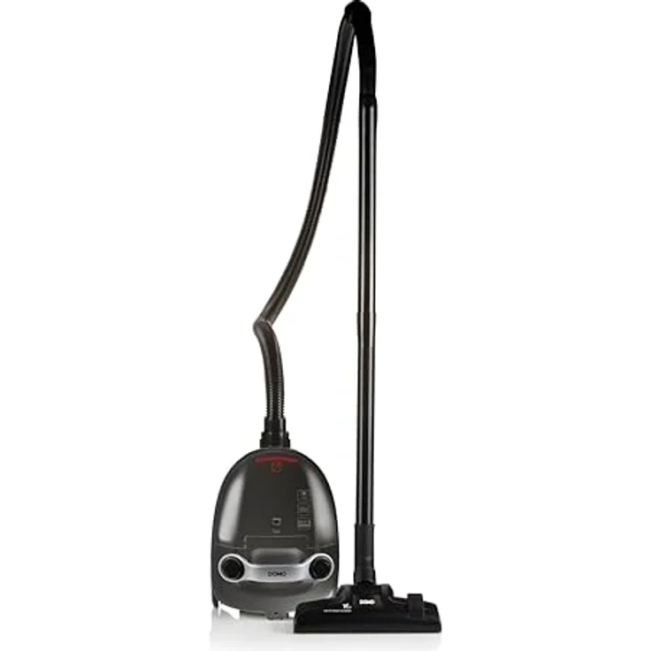 Domo DO1033S Bodenstaubsauger mit Beutel, 450 Watt, HEPA-Filter, schwarz – Bild 2