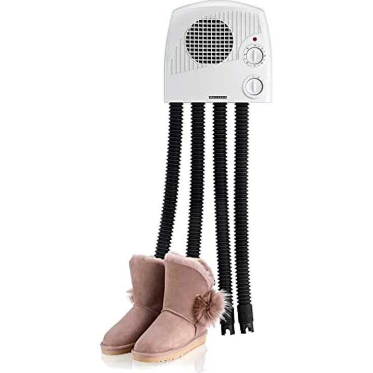 Melissa 16540012 Schuhtrockner mit vier Schläuchen, 350W, weiß, gegen Geruch und Bakterienbildung vorbeugen – Bild 2
