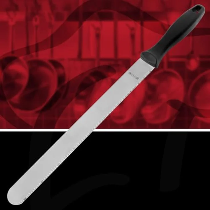FMprofessional 21558 Konditormesser zweiseitig 43,5cm, Edelstahl, Schwarz/Silber, ca – Bild 4
