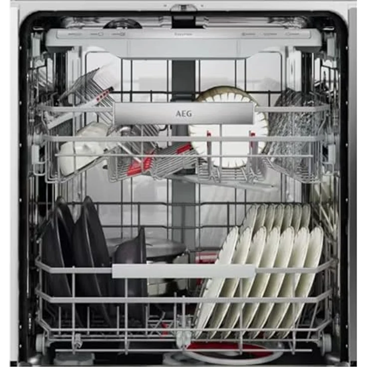 AEG GU8200A2SGM Geschirrspüler 60 cm, WLAN-fähig, 14 Maßgedecke, Edelstahl mit Antifinger-Beschichtung, leiser Betrieb 40 dB – Bild 6
