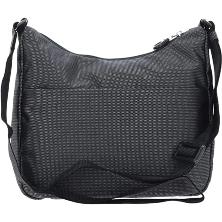 Mandarina Duck MD20 Medium Hobo QMT37 Beuteltasche, leichte und robuste Umhängetasche aus Polyester, grau – Bild 3