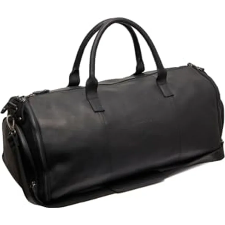 The Chesterfield Brand Finlay Weekender Reisetasche, 100% Leder, 55 cm, schwarz
