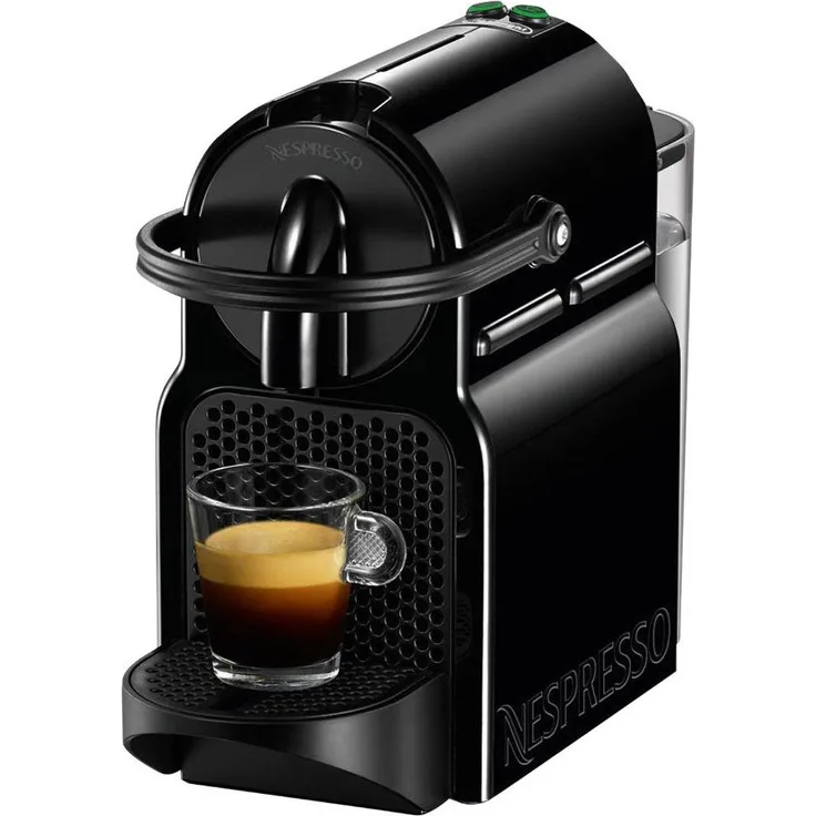 De'Longhi Nespresso Inissia EN 80.B, Hochdruckpumpe, Energiesparfunktion, kompaktes Design, Schwarz