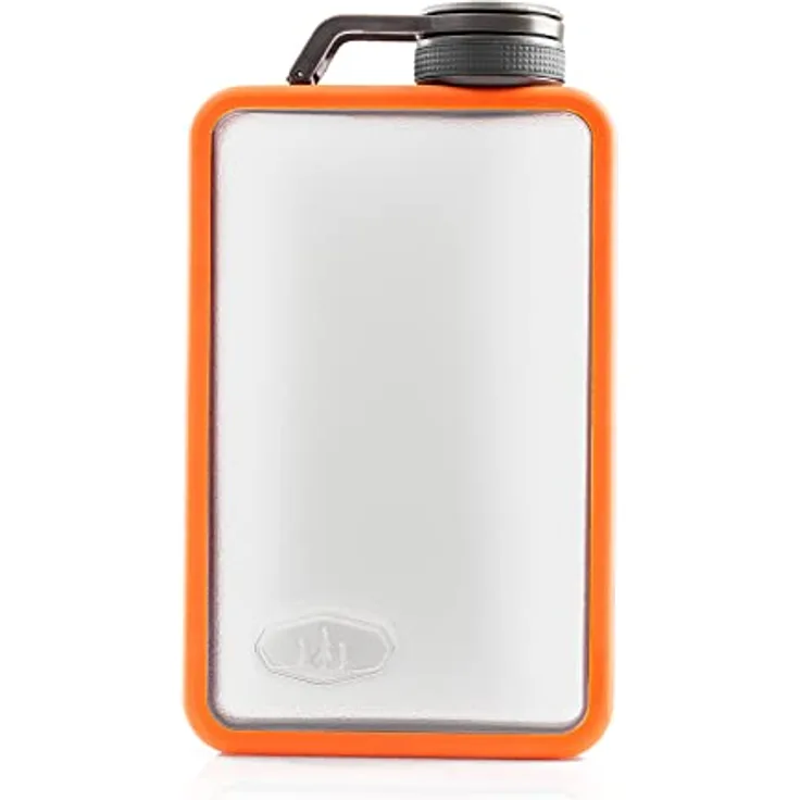 GSI Outdoors Boulder Flask Thermoskanne, 10 OZ, orange - für Outdoor-Aktivitäten und starken Durst