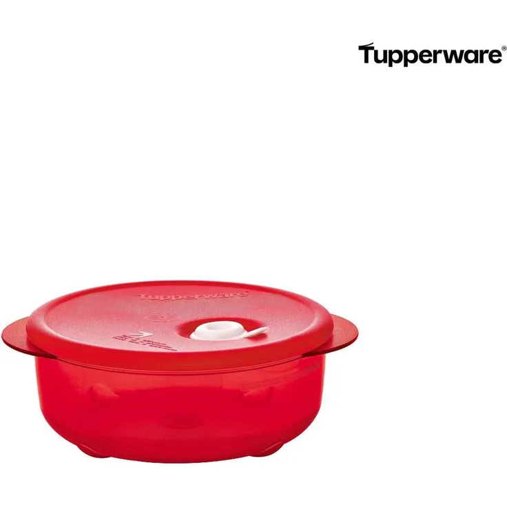 Tupperware Rock 'N Serve rund 600 ml, All-in-One Vorratsdose mit Mikrowellen-Belüftungssystem, gefriergeeignet bis -25 °C