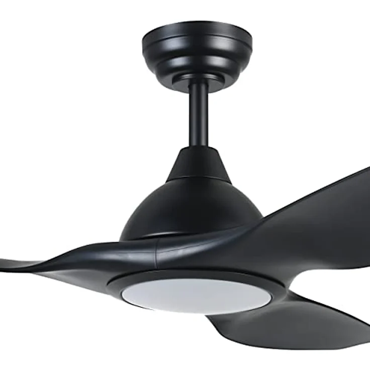 EGLO Deckenventilator Tunitas, 3 Flügel Ventilator mit LED Beleuchtung und Fernbedienung, Schwarz, leise, dimmbar, Ø 132 cm – Bild 3