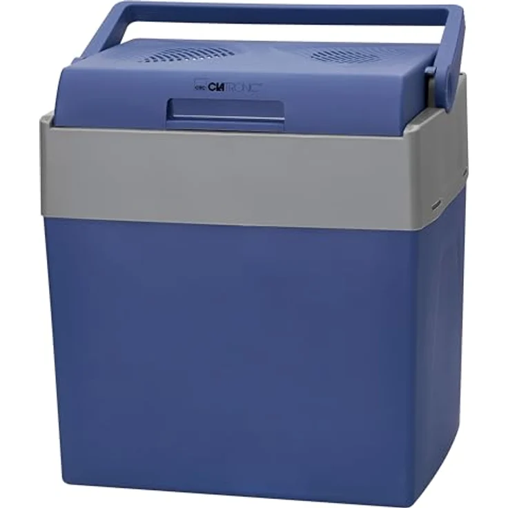 Clatronic KB 3714, elektrische Kühlbox 28L für Auto und Camping, 12V/230V, robustes Gehäuse, blau – Bild 1