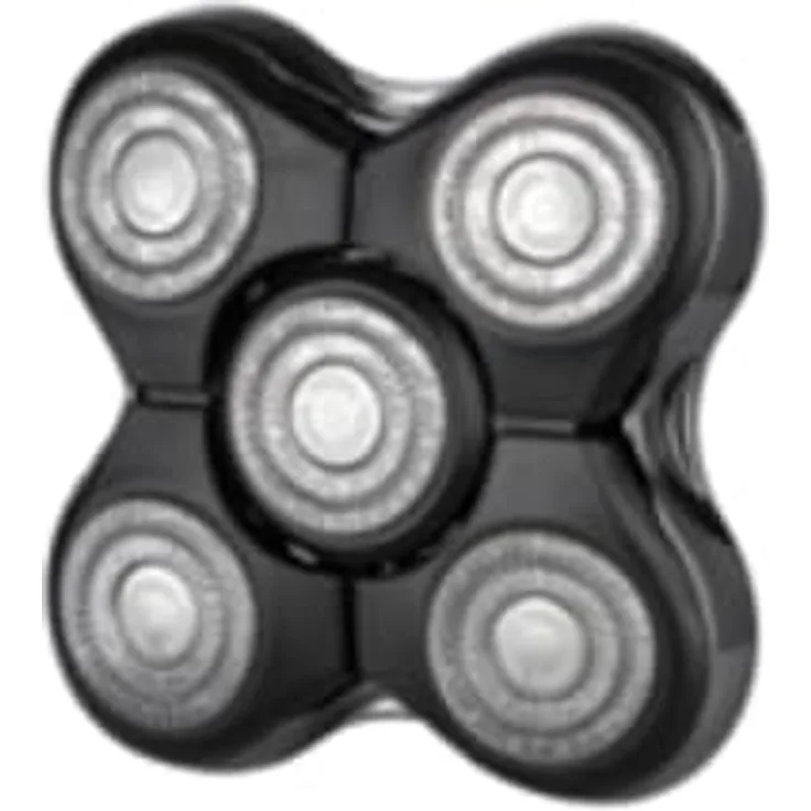 Remington Ersatz Rasierkopf XR1600 für Rotationsrasierer - 5 Scherköpfe, Dual-Track-Klingen