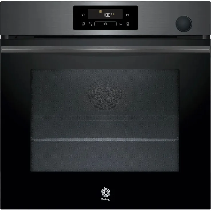 Balay 3HA4121G3, Einbaubackofen 71 l, Lüfterbetrieb, 10 Kochmethoden, schwarz/graphit