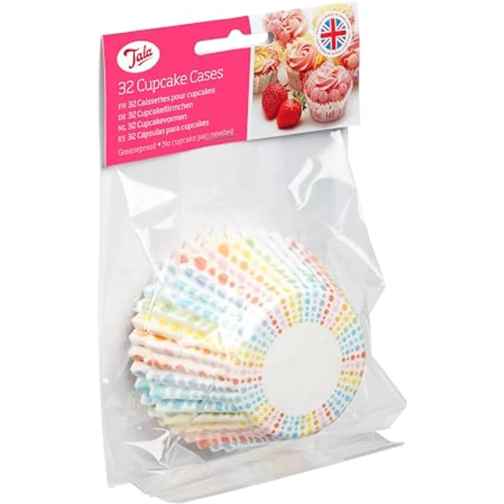 Tala Rainbow Dot Cupcake Cases Pack 32 – Bild 7