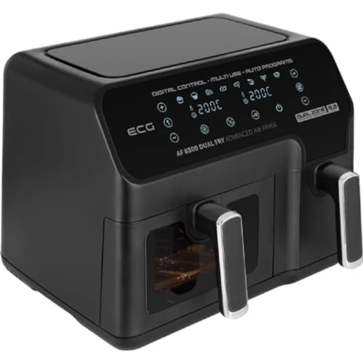 ECG AF 8300 Dual Fry, 8,3 l, 2 700W – Bild 2