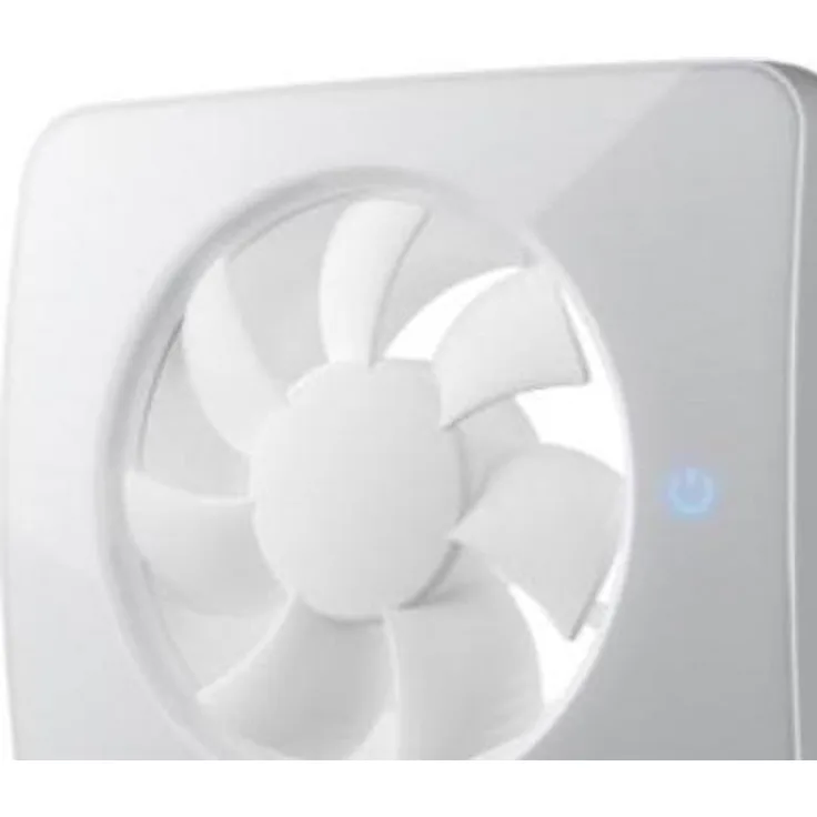 Fresh Intellivent Sky, Belüftungsventilator mit Touchpanel und App, Funktionen für Zeit-, Geschwindigkeits- und Feuchtigkeitssteuerung