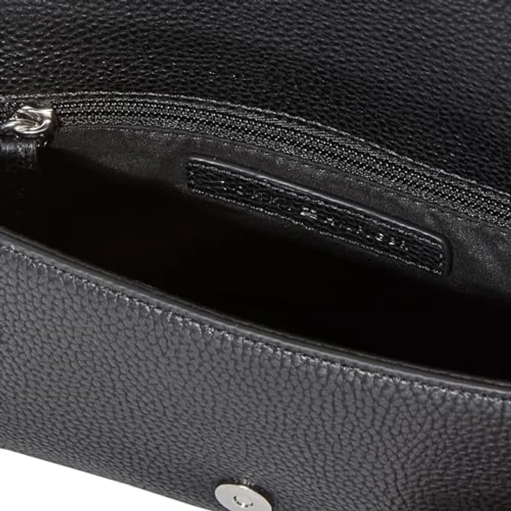 Tommy Hilfiger Umhängetasche TH EMBLEM FLAP CROSSOVER, BDS Black, mit TH-Emblem vorne – Bild 3