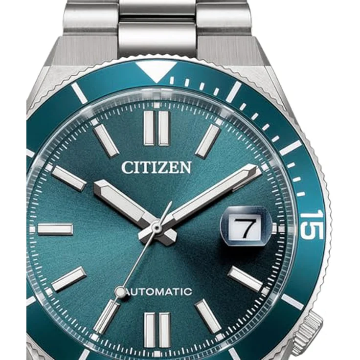 Citizen NJ0231-56L, Herrenuhr Automatik Edelstahl silberfarben mit türkisem Zifferblatt, 40 mm, wasserdicht bis 10 ATM – Bild 2