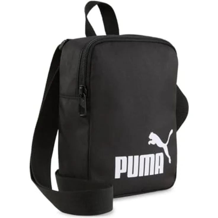 PUMA Umhängetasche PHASE PORTABLE, Hauptfach mit Reißverschluss, verstellbarer Schulterriemen, hergestellt aus 90 % recycelten Materialien