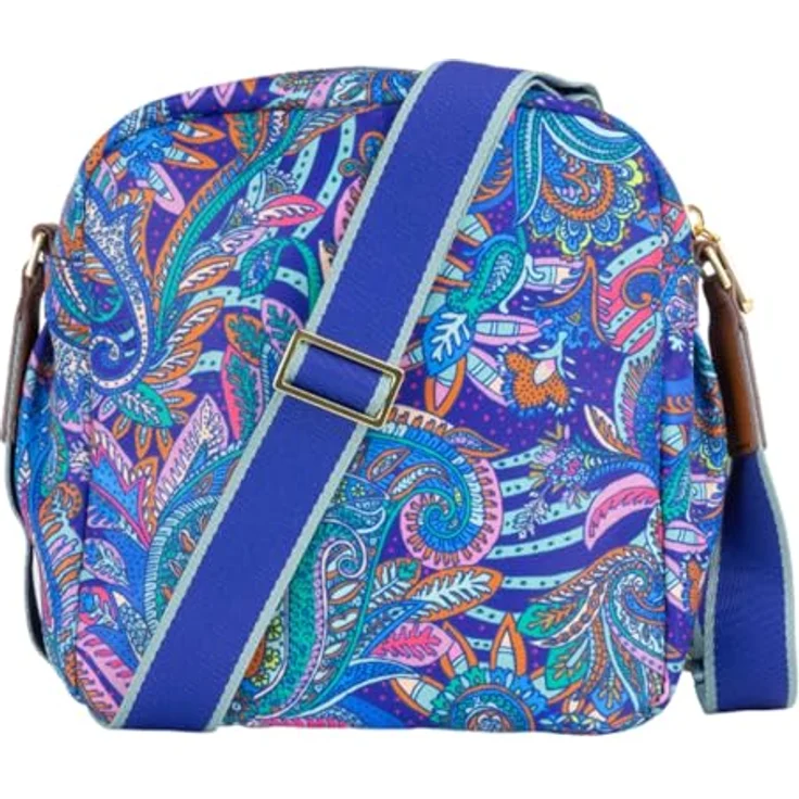 "Oilily Umhängetasche Sabo, Polyester - Robuste Damen-Umhängetasche in zeitlosem Design, mehrere Taschen, verstellbarer Umhängeriemen" – Bild 3