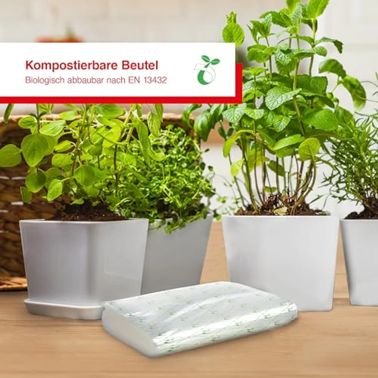 Solis kompostierbare Vakuumbeutel 20x30 cm für Vakuumierer, 50 Vakuumierbeutel zum Kochen und Einfrieren, Wiederverwendbare Folienbeutel für Vakuumiergerät, Ideal für Sous Vide, Transparent – Bild 5