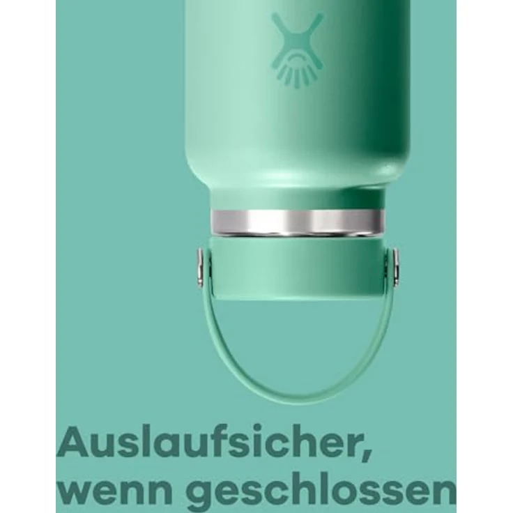 Hydro Flask Wide Flex Cap 1,182 ml (40 oz) Flasche, Edelstahl, auslaufsicher, isoliert, 24 Std. kalt & 12 Std. heiß, Capri Blue – Bild 5