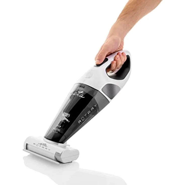 Eta Rotary 1425 90000 Handstaubsauger, 25 min Akkubetrieb, weiß-grau – Bild 5