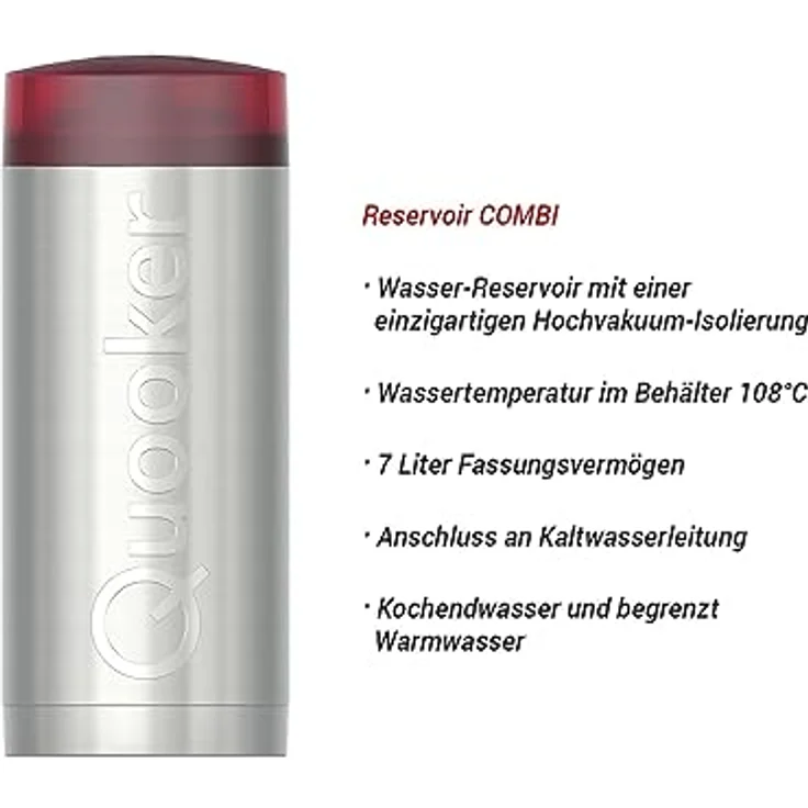 Quooker COMBI & CUBE | Flex BLK (Schwarz) inkl. Cube-Filter – Bild 5