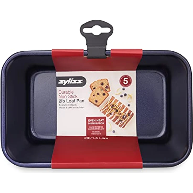 Zyliss E980199 Brotbackform, Antihaftbeschichtung, Carbonstahl, Dunkelblau, Ideal Zum Brotbacken, Braten & Kochen, Spülmaschinenfest, 5 Jahre Garantie – Bild 2