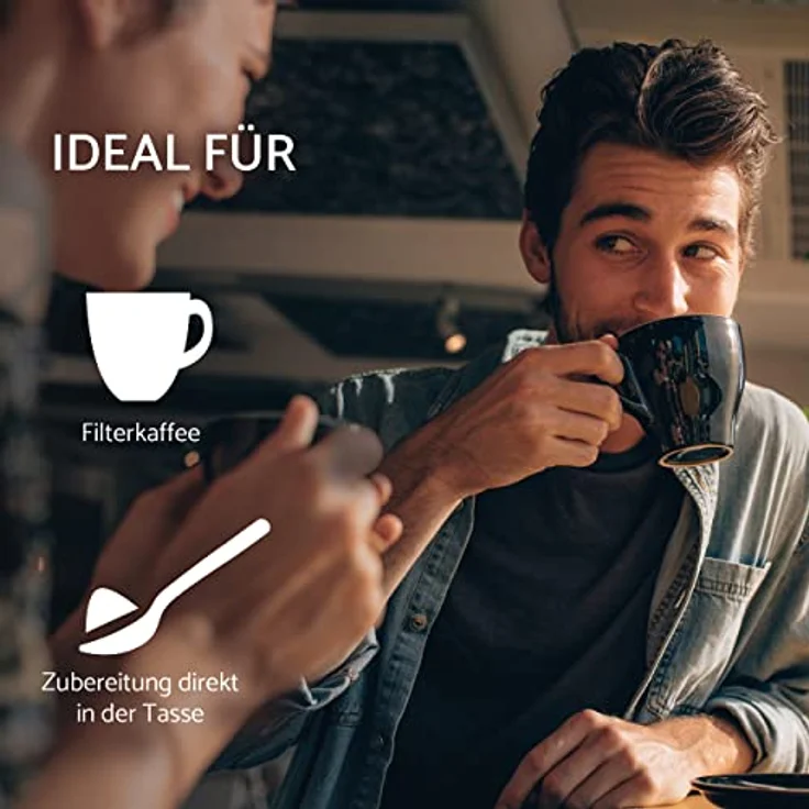 Cafe HAG klassisch mild Glas, entkoffeinierter löslicher Bohnenkaffee, 100g – Bild 5