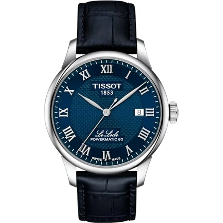 Tissot Le Locle Powermatic 80, Automatikuhr Herren, 39 mm, Edelstahl, blau, Saphirglas, 80 Std. Gangreserve, Waterresistant 3 ATM – Bild 1