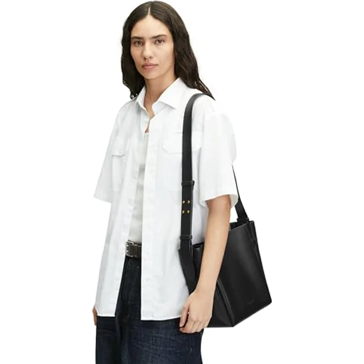 Liebeskind Berlin Umhängetasche Hilla 2149125, Crossbody Bag aus Schafsleder, schwarz – Bild 5