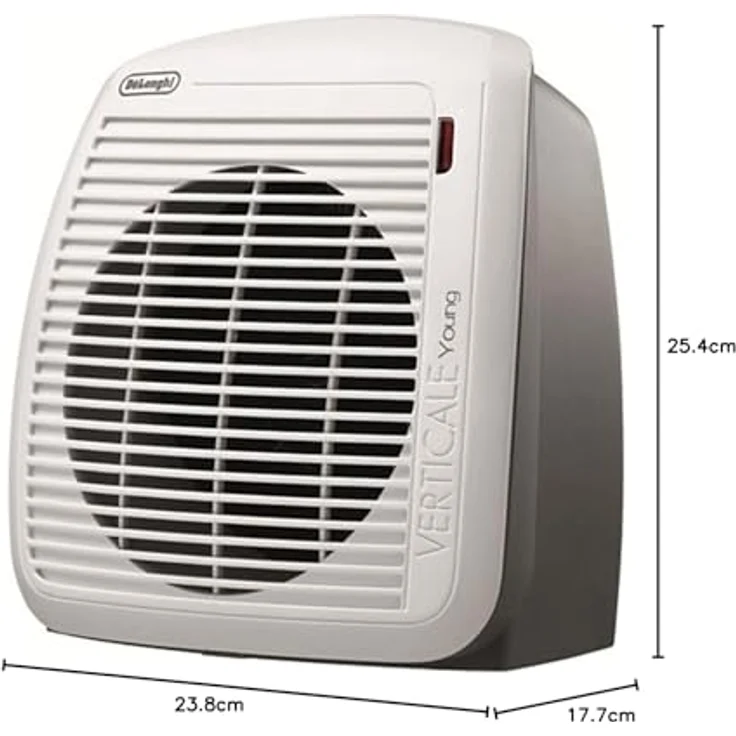 DeLonghi HVY1030 Schnellheizer (Für Räume bis max. 60 m³) weiß-grau, Heizlüfter – Bild 3