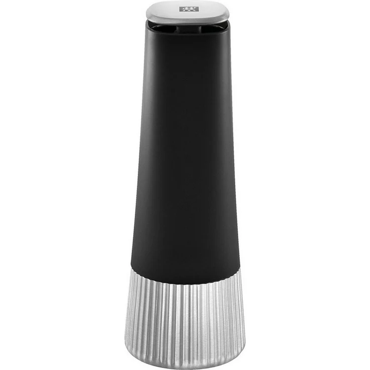 Zwilling Gewürzmühle ZWILLING Spices, 19 cm Schwarz, Keramikmahlwerk, stufenlos einstellbarer Mahlgrad, großes Füllvolumen