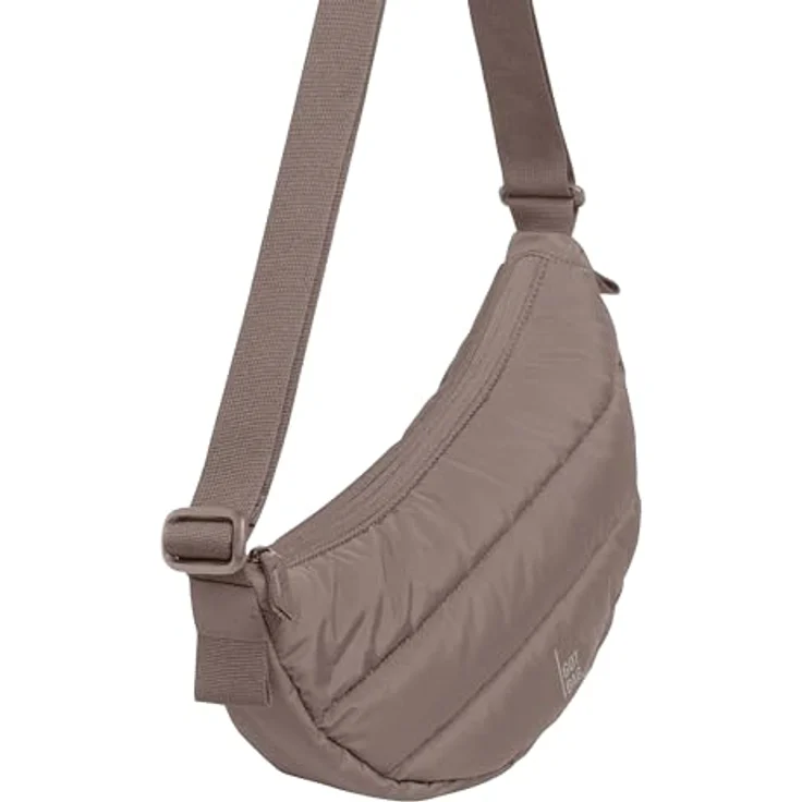 Got Bag PUFFER MOON BAG SMALL MONOCHROME, Umhängetasche aus recyceltem Material, wasserabweisend, Farbe: oyster – Bild 5