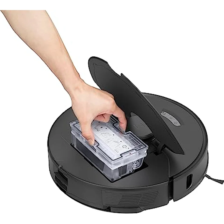 Roborock S7 Max Ultra, Saugwischroboter mit 5500 Pa Saugleistung, selbstentleerender Absaugstation, Ultraschall-Wischsystem, Schwarz-Grau – Bild 27