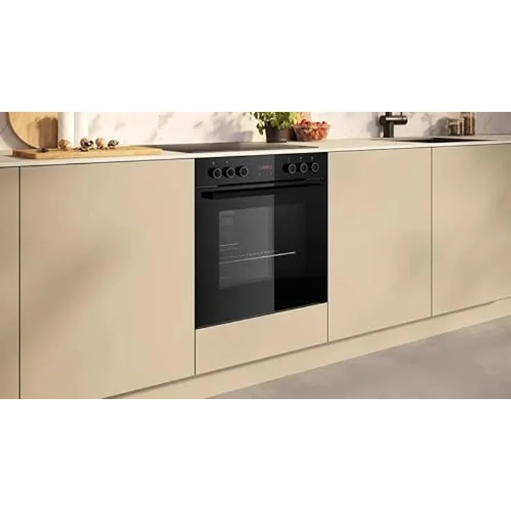 NEFF EX4PIB0 Herd-Set, E2CCG6AK4 Backofen mit Pyrolyse-Selbstreinigung, CircoTherm, LED-Display & M56SBF1L0 Induktionskochfeld mit Bräterzone, Edelstahlrahmen – Bild 2