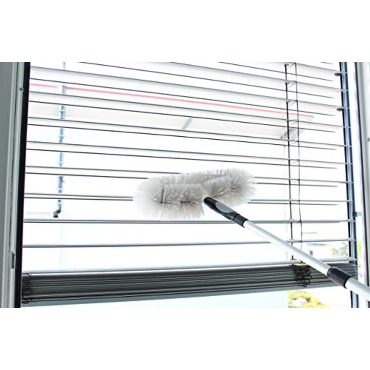 vom Pullach Hof Staubbürste Oval Aufsatz für Teleskopstangen - Universell einsetzbar, 38cm breit, 20cm hoch, 30cm mit Griff, ideal für Haus und Wohnmobil – Bild 4