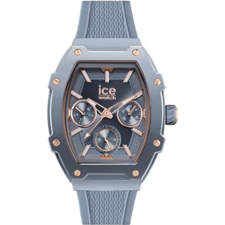 ICE-WATCH Ice boliday Horizon Blue Damenuhr mit Silikonarmband - Kalenderfunktion, Leuchtzeiger, 5 bars wasserdicht – Bild 1