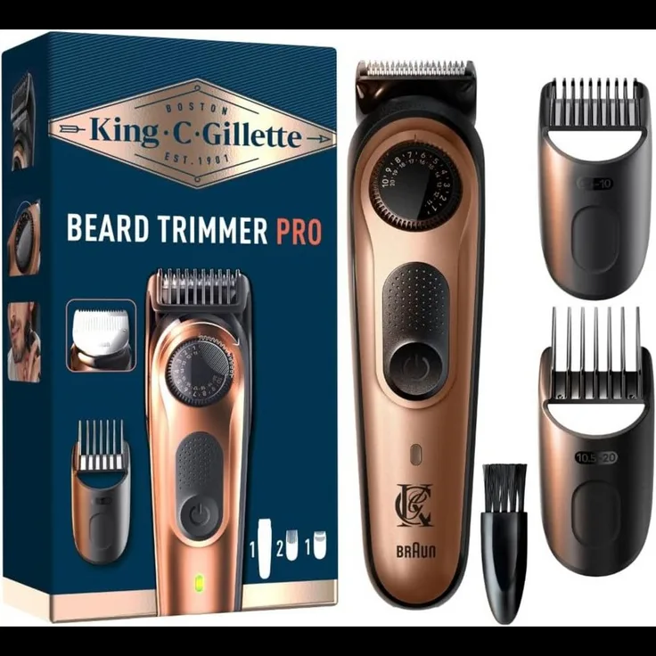 Braun Bartschneider Bartschneider King C. Gillette Elektrischer Bart Trimmer Pro, King C. Gillette Pro,