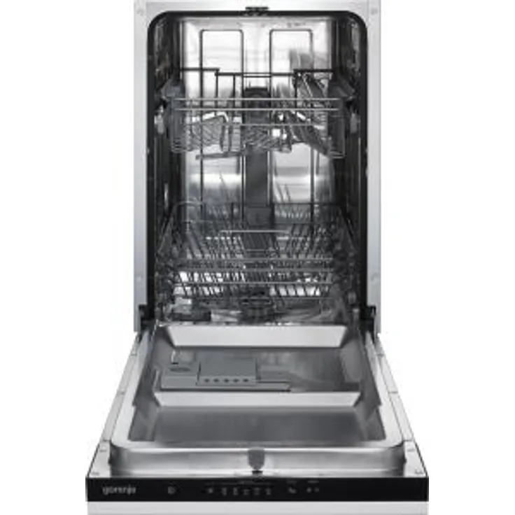 Gorenje GV520E15, vollintegrierbarer Geschirrspüler mit 9 Maßgedecken, 5 Programmen, 47 dB Geräuschpegel, 45 cm breit