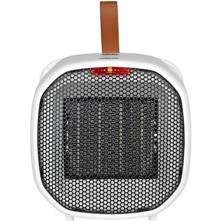 Silva 510042 Heizlüfter HL-M 500, Design-Miniheizer mit 2 Heizstufen (700 W / 1400 W) und Sicherheitsfunktionen, weiß – Bild 1