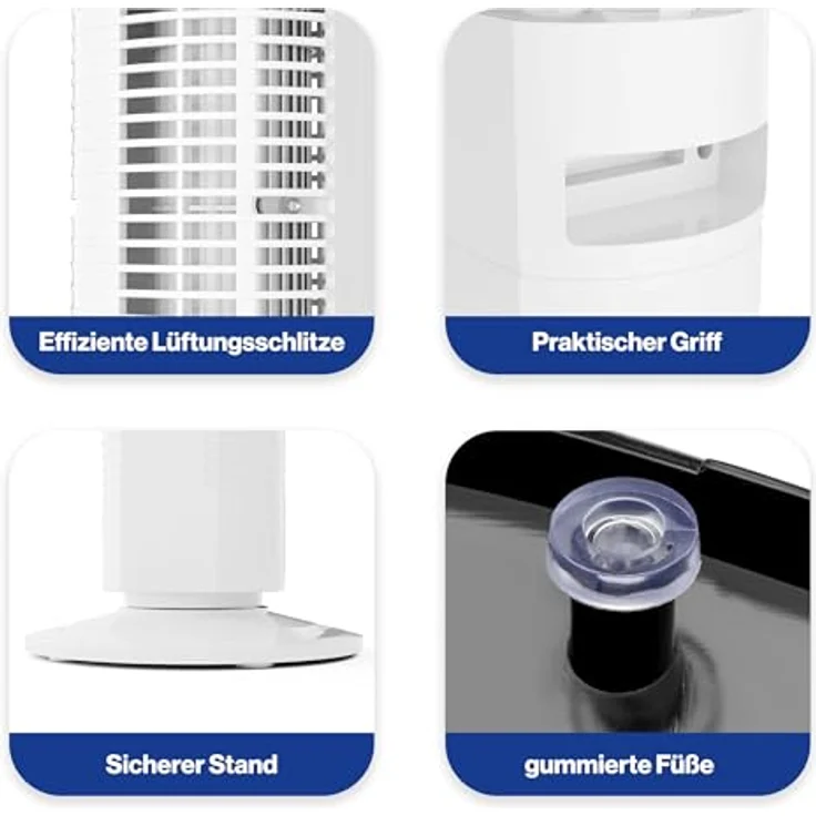 Clatronic TVL 3770 Turmventilator, 35 Watt weiß – Bild 6
