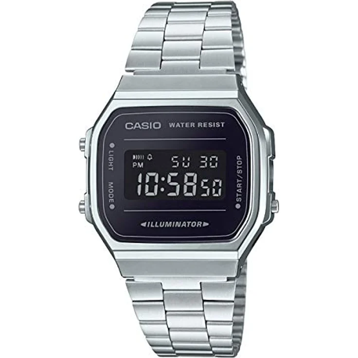 Casio Vintage Iconic, A168WEM-1EF, silber schwarz – Bild 2
