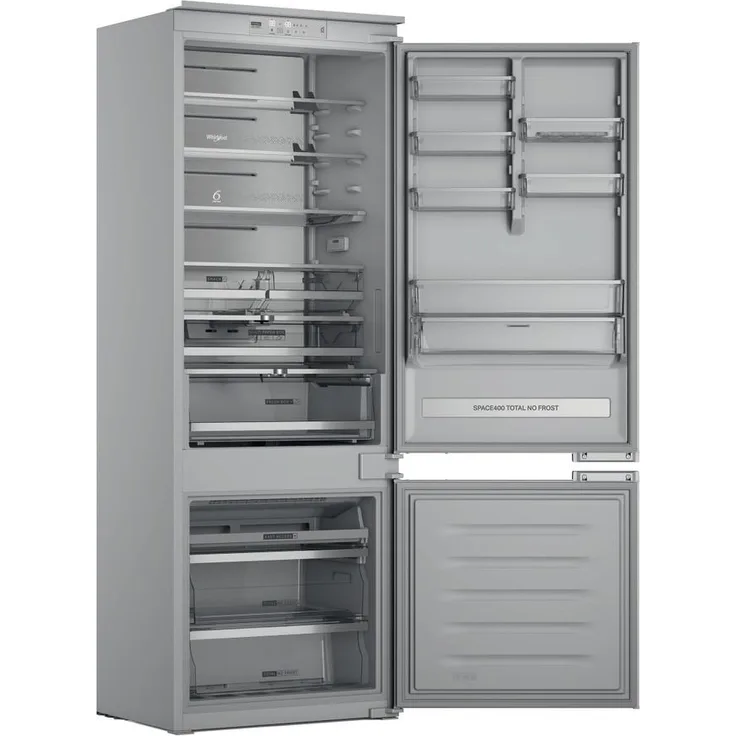 Whirlpool WH SP70 T262 P, Kühl-Gefrierkombination mit NoFrost, 394 l, Grau